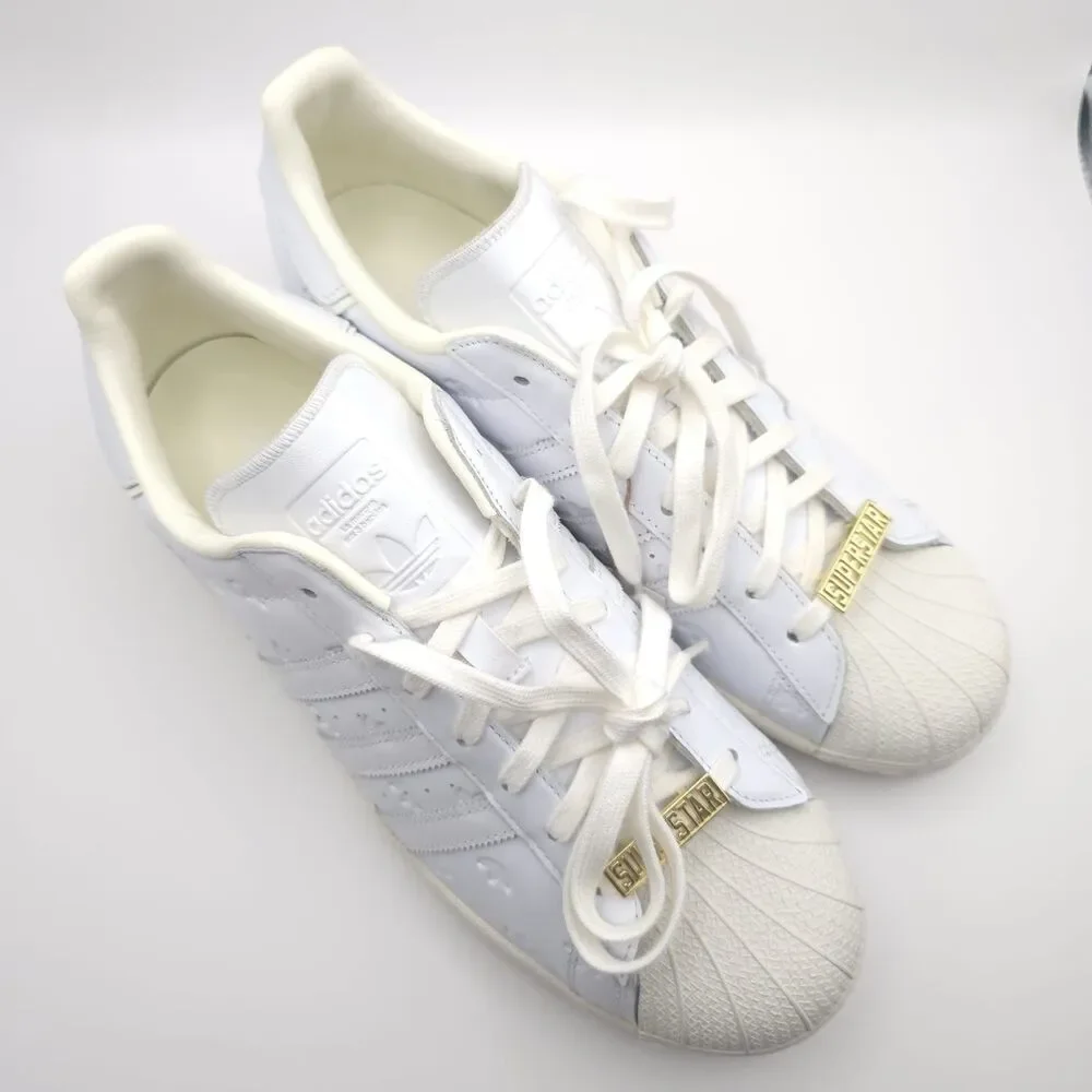 Adidas New Men's Size 11 Originals Superstar White Gold‎ Shoes Sneakers GY0025